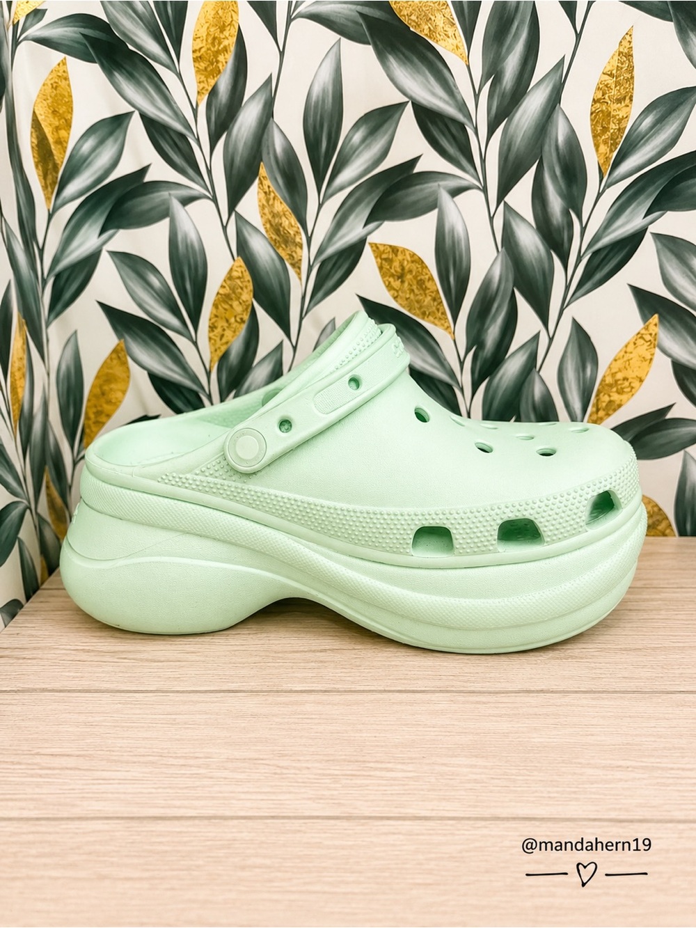 Mint Green Crocs - Comfort Lightweight Shoe - Picture 4 of 4